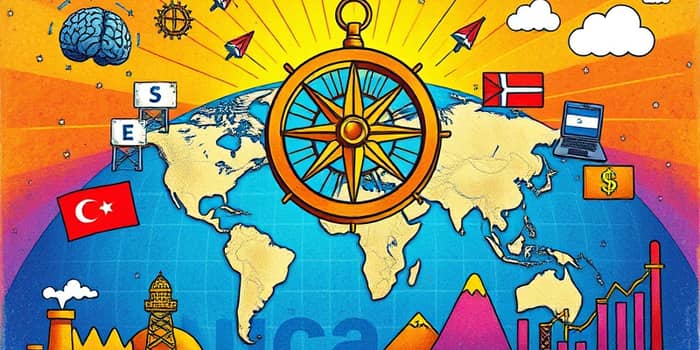 La Brújula del Capital: Dirigiendo Fondos hacia Crecimiento Mundial